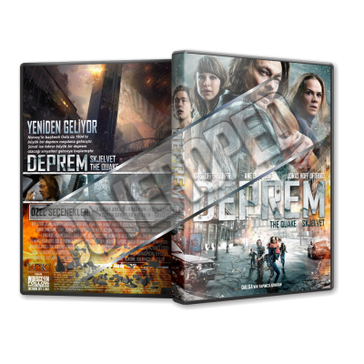 Deprem - Skjelvet - The Quake 2018 Türkçe dvd Cover Tasarımı